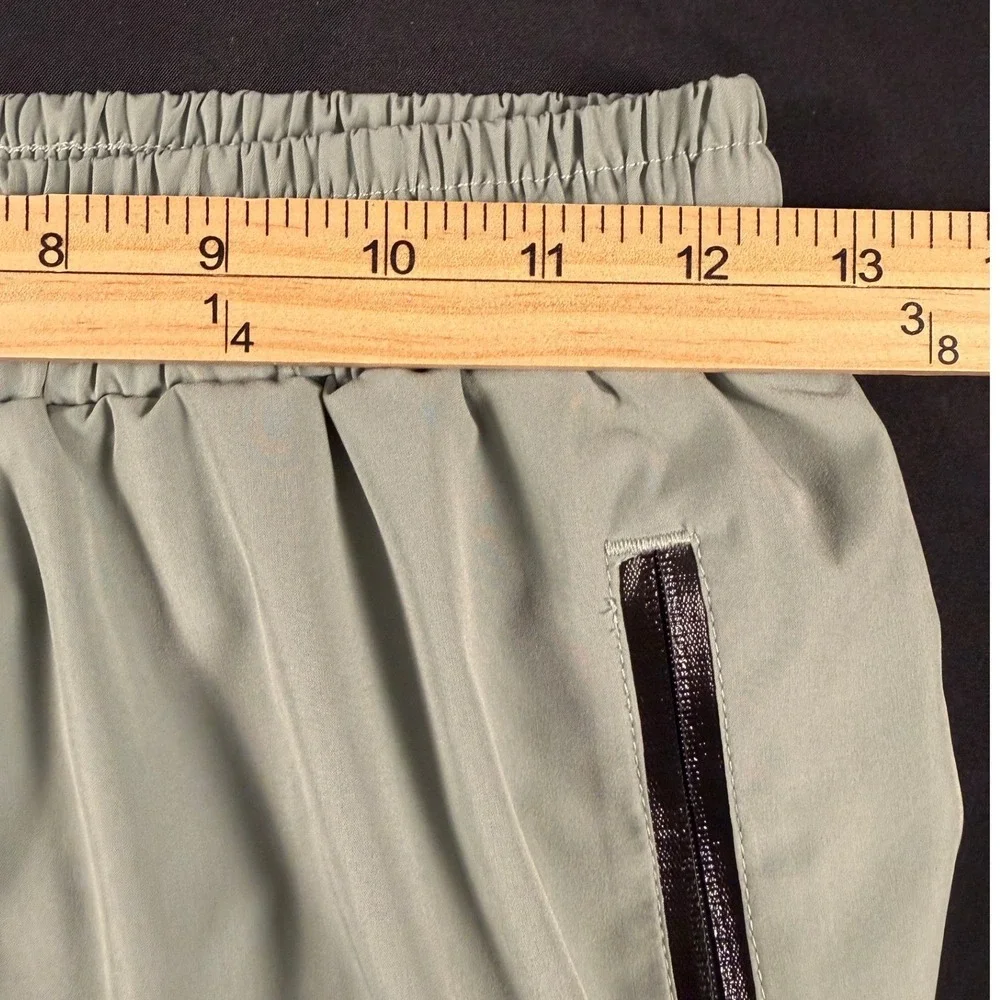 Sport-Tek Sage Green Lightweight Joggers Elastic Waist Zipper Pockets‎ Mens S